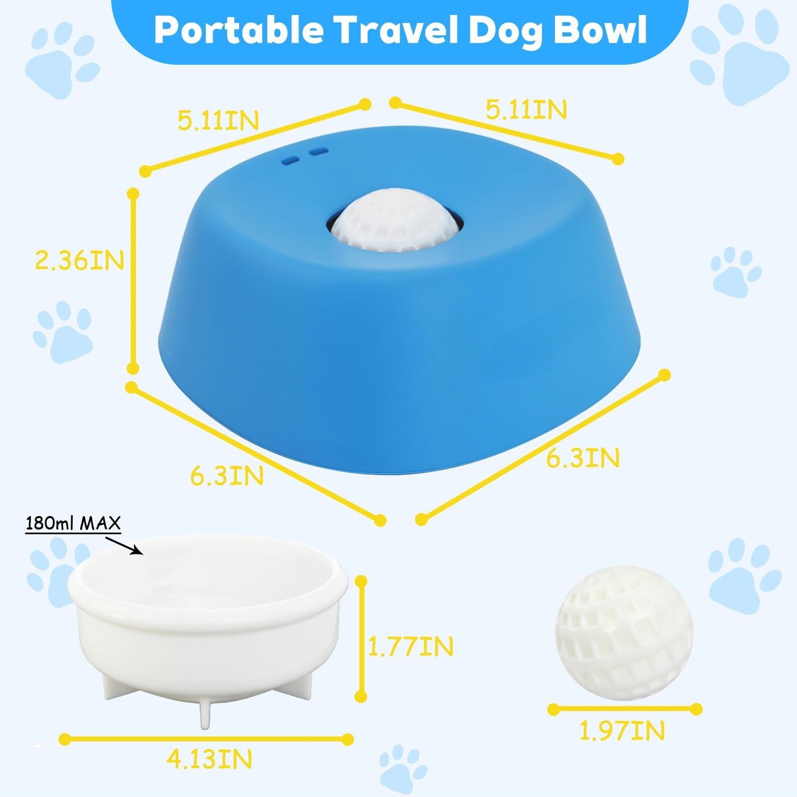 Lick & Calm Dog Feeder Bowl